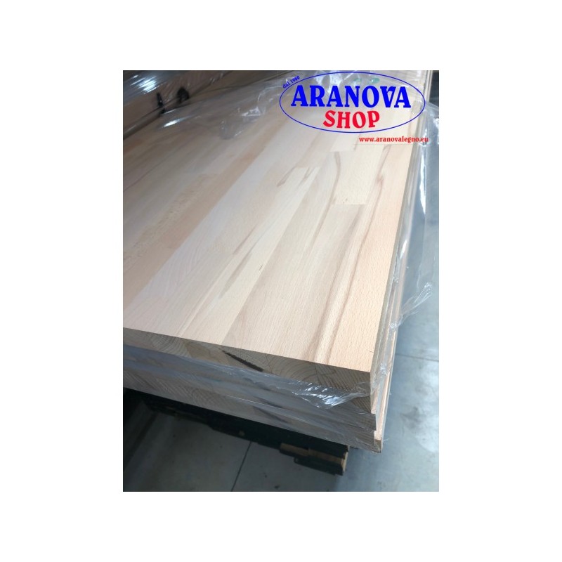 Pannello lamellare faggio sp. 40 mm 65x450 cm